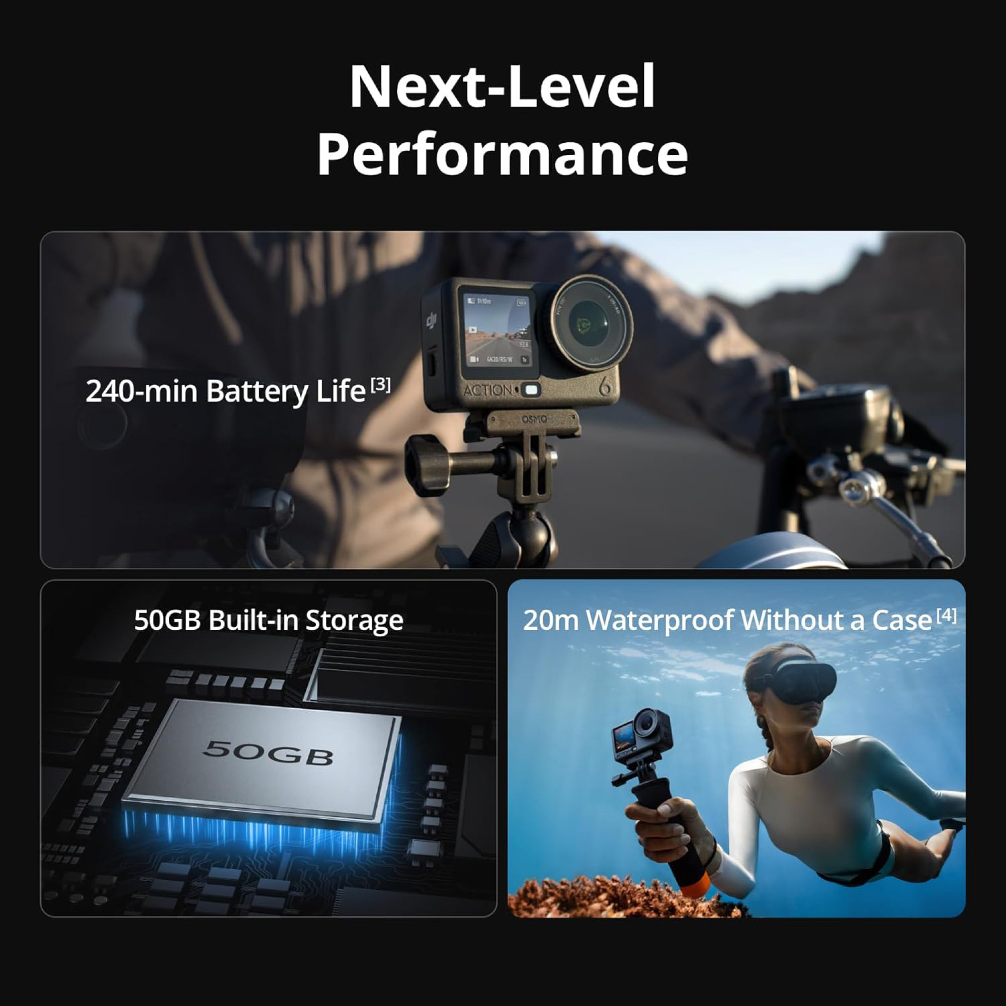 Екшн-камера DJI Osmo Action 6 (Standard Combo)